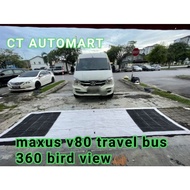 Maxus V80 Travel Bus Android Player with 360 Bird View Camera System Kereta