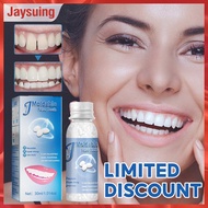 Jaysuing Temporary Tooth Repair Kit Teeth And Gaps FalseTeeth Solid Glue Denture Adhesive Teeth Whitening Tooth Beauty Tool Denture Solid Glue Diy Gigi Palsu original segera 30ml