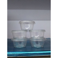 E622C/2oz Round Container & Lid | Bekas Dadih | Bekas Sos | (100pcs)