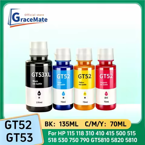 GT52 GT53 Refill Ink For HP GT51 GT52 GT53XL Ink For HP 115 118 310 410 415 500 515 518 530 750 790