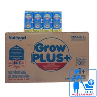Thùng 48 Hộp X 180ml Sữa Bột Pha Sẵn Nutifood Grow Plus+ 1+ Xanh Hương Vani (Giúp Trẻ Tăng Cân Khỏe