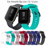 Silicone Sport Strap For Xiaomi Huami Amazfit bip 3 / bip u pro / bip s Smart Watch Band Bracelet