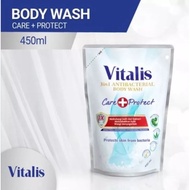 Vitalis Body Wash 3in 1 Anti Bacterial 450ml/cheapest Vitalis Liquid Bath Soap