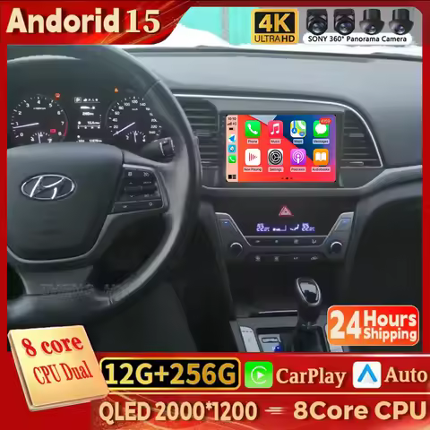 Carplay For Hyundai Elantra 6 2016 - 2018 Car Radio Multimedia Video Player Navigation stereo GPS An