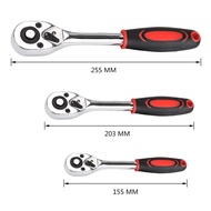 1/4" 3/8" 1/2"inch Ratchet Wrench 24 Teeth Extending Telescopic Ratchet Socket Wrench Tool Plate Rat