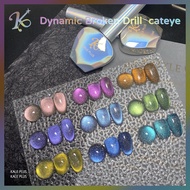 เป็นที่นิยม! ยาทาเล็บเจลลูกแก้ว Dynamic Broken Drill Kale Plus 12ml ยาทาเล็บเจลลูกสวยหรู พร้อมส่ง