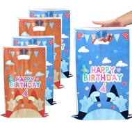 10/50pcs Bluey  Gift Bag Birthday Party Decoration Cartoon Candy Packing Bag Kid Snacks Packaging Ha
