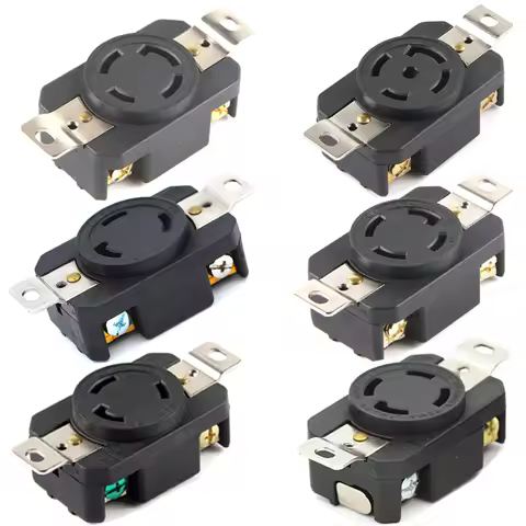 America NEMA 20A 30A Industry Twist Lock Power Socket L14-30R 6-30R 18-30R 19-30R 21-30R L5-30R 20R 