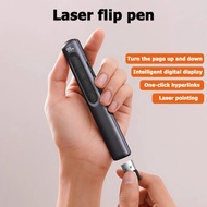 Laser Flip Pen Laser Pointer Remote Control PPT Presenter Wireless Clicker 2.4GHz Type-C Rechargeabl