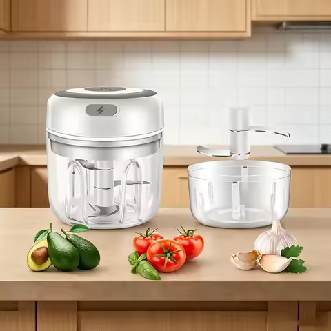 Electric Kitchen Food Chopper Mini Garlic Masher crusher USB Portable Meat Grinder Vegetable Chopper