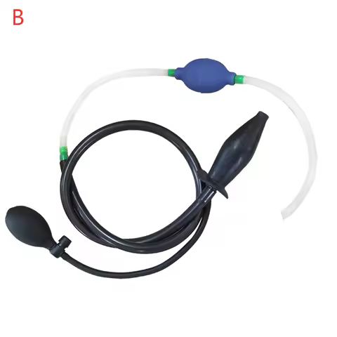 Hot Sale Portable Travel Bidet Black Silicone Inflatable Balloon Enema Washer Personal Hygiene Clean