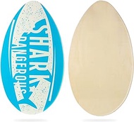 HQO LOVL Skimboard 35 inch Skim Board for Kids Adults Wooden Skim Boards with High Gloss Coat for Beach Skimboards for Beginners to Intermediate