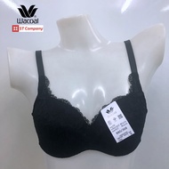 เสื้อใน Wacoal Basic Bra รุ่น WB9922 บรา 4/5 cup เสริมโครง เสริมฟองบาง ลายลูกไม้ ช่วยเก็บกระชับ เก็บ