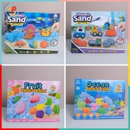 Kinetic Sand 500g with Mold Dynamic Sand Ocean Sand Fruit Sand Creative Toy PeeKaPaw Toys
