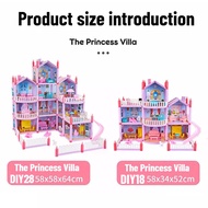 ,Princess Villa House Barbie Doll House Large Size