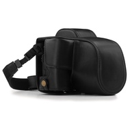 Megagear Canon EOS M50 Pu Leather Camera Case, Black (MG1446)