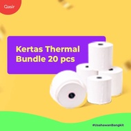 - 58mm Thermal Paper 20 Rolls 58mm Thermal Paper/