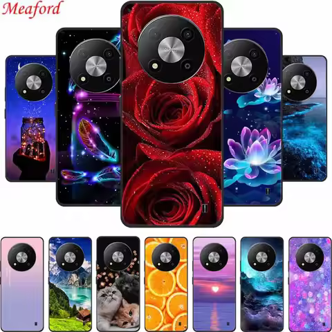 Phone Case For ZTE Blade A73 5G Back Cover Case Black Silicone Shockpoof Soft Funda For ZTE Blade A7