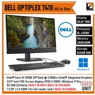 DELL OPTIPLEX ALL IN ONE PC 5400/ 3060 Intel Core i5(10th/12th)GEN  Upto 32GB RAM 1TB SSD WIN 10/11