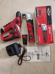 油壓鑽+變速萬用寶 12V +電池+充電器非大有bosch角磨機衝擊起子