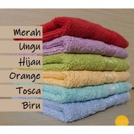 MERAH Red and white towel size 70x135/ 50x100/ 30x70