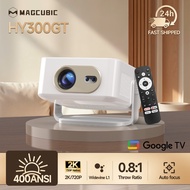 Magcubic Portable Smart Projector HY300GT 400ANSI Google TV OS Official Netflix Auto Focus Mobile Ci