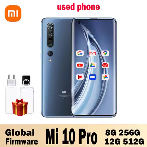 Global firmware Xiaomi 10 Pro Smarphone 5G Snapdragon 865 108 MP No charger Camera 4500mAh Battery A