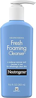 Neutrogena Foaming Facial Cleanser Makeup Remover with Glycerin Oil Soap AlcoholFree Daily Face Wash