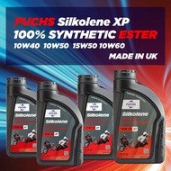 FUCHS SILKOLENE 4T PRO 4 10W40 10W50 15W50 10W60 XP Fully Synthetic (1L) Engine Oil Motor Oil Motorbike Motorcycle