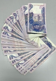 Duit Lama/Old Banknote Malaysia RM1 Jaafar Siri 6th Original Malaysia Money