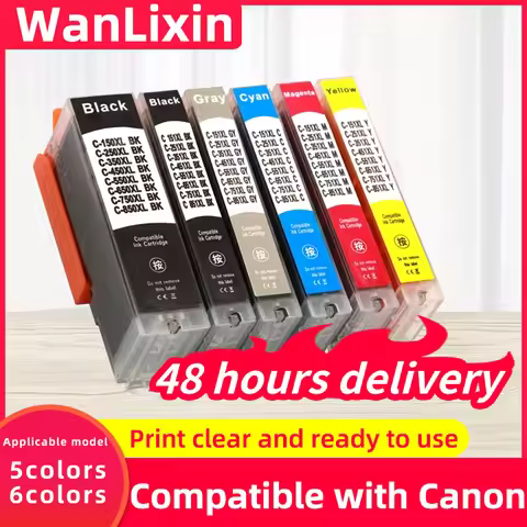 PGI-750 CLI-751 PGI750XL CLI751 ink Cartridge Compatible For Canon PIXMA MG7570 IP8770 MG6370 MG7170