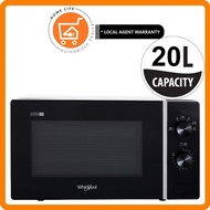 Whirlpool MS2004B Solo Freestanding Microwave Oven 20L