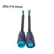 M8 Optional Cable Ebike Accessories Base Connector 2/3/4/5/6Pin Cable Waterproof Connector Display P