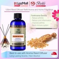 Biolife Frankincense Reed Diffuser Refill , Essential Oil Aromatherapy, Long Lasting Scent (120ml Reed-Diffuser Refill)