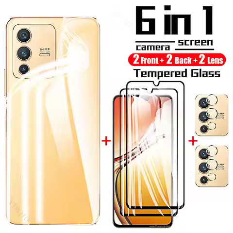 6in1 Tempered Glass for Vivo V23 5G Screen Protectors for Vivo Accessories V25 V25e V 23 V23e 5G Pro
