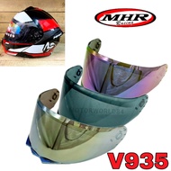 MHR HELMET FULL FACE VISOR FU935 RAINBOW / SMOKE / GOLD ER6 DUKE MT15 KR150 MT25 R15 Z900 ER6N CBR