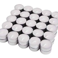 50pcs Unscented Tea Light Candles, 1 Hour Burn Time, Party Candles For Ambience And Restaurant Decor