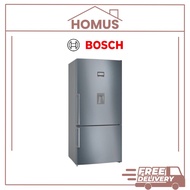 BOSCH Series 6 Free-standing fridge-freezer with freezer at bottom KGD86AI31U