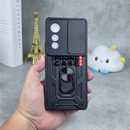 CASE SAMSUNG S25 FE CASE ROBOT CASE TRANSFORMER SLIDE Ring BLACK ONLY CASE SAMSUNG S25 FE