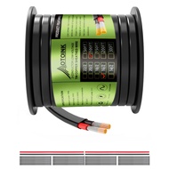 AOTOINK  16AWG 2  Conductor Electrical Wire Cable 15.24M 30.48M, 12/24V Flat Cable Tinned Copper Tub