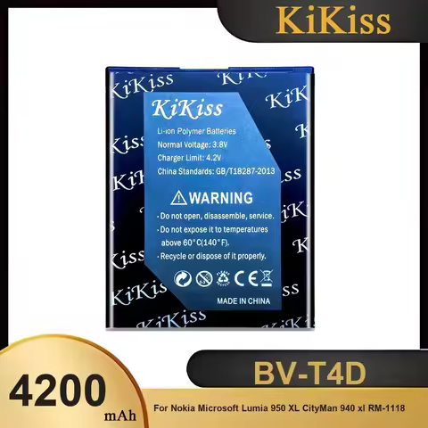 BV-T4D Watch Battery For Nokia Lumia 950 XL CityMan 940 xl RM-1118 Powerful Batteries