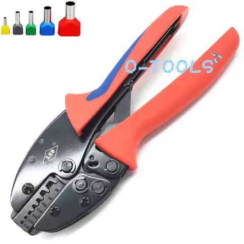 Double wire ferrules sleeve crimping tool S-26TW crimp pliers for twin cord end terminal 2*0.5-6mm² 
