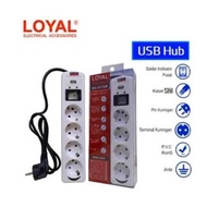 4-HOLE OB PLUG + 1.5M CABLE + 1 USB LY 234 KBU - LOYAL