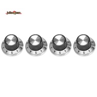 4 x potentiometer Pot metal knob with 0-9 turntable for 6mm shaft knob