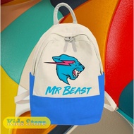 Mr BEAST Backpack Unisex MR BEAST School Bag For Kids - Kidsstore