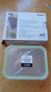 Neoflam Fresh lock 玻璃盒glass box  Oven glass有蓋 環境食物盒 food box