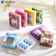 NOBELJIAOO 6Pcs 3ml Car Essential Oils Aroma Diffuser Air Humidifier Water-soluble Air Freshener Sce