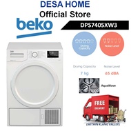 [FREE DELIVERY WITHIN KL] BEKO DPS7405XW3 7KG TUMBLE HEATPUMP DRYER