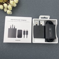 Samsung 45W PD PPS Super Fast GaN Charger EP-T4510 UK Plug for GALAXY S24 S23 S22 S21 Note20 Ultra A