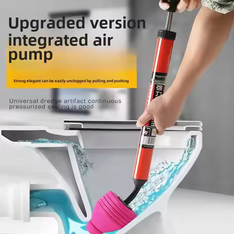 New High Pressure Toilet Unblock One Shot Toilet Pipe Plunger Silicone Quickly Unblock Household Toi